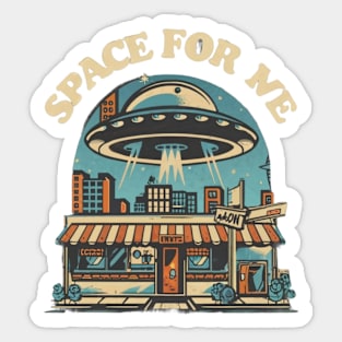 Space For Me Sticker